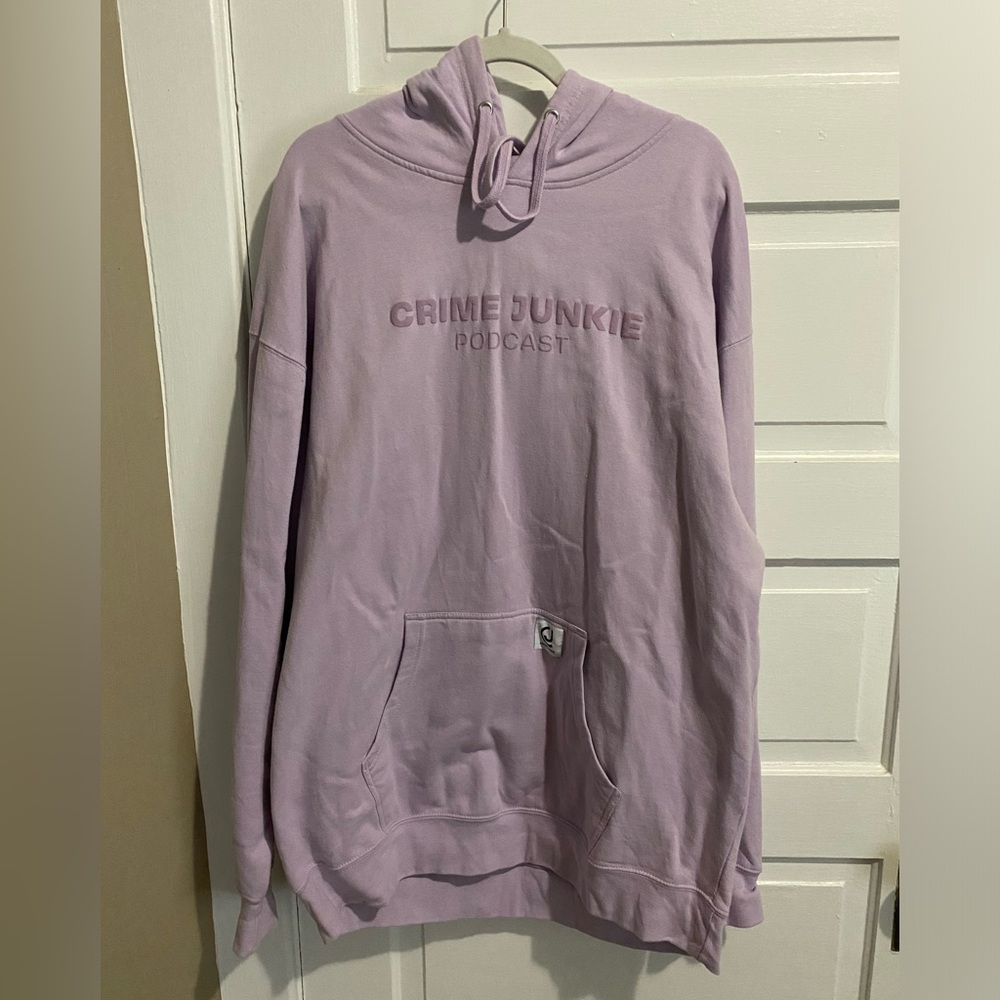 Crime Junkie Podcast Lilac Hoodie